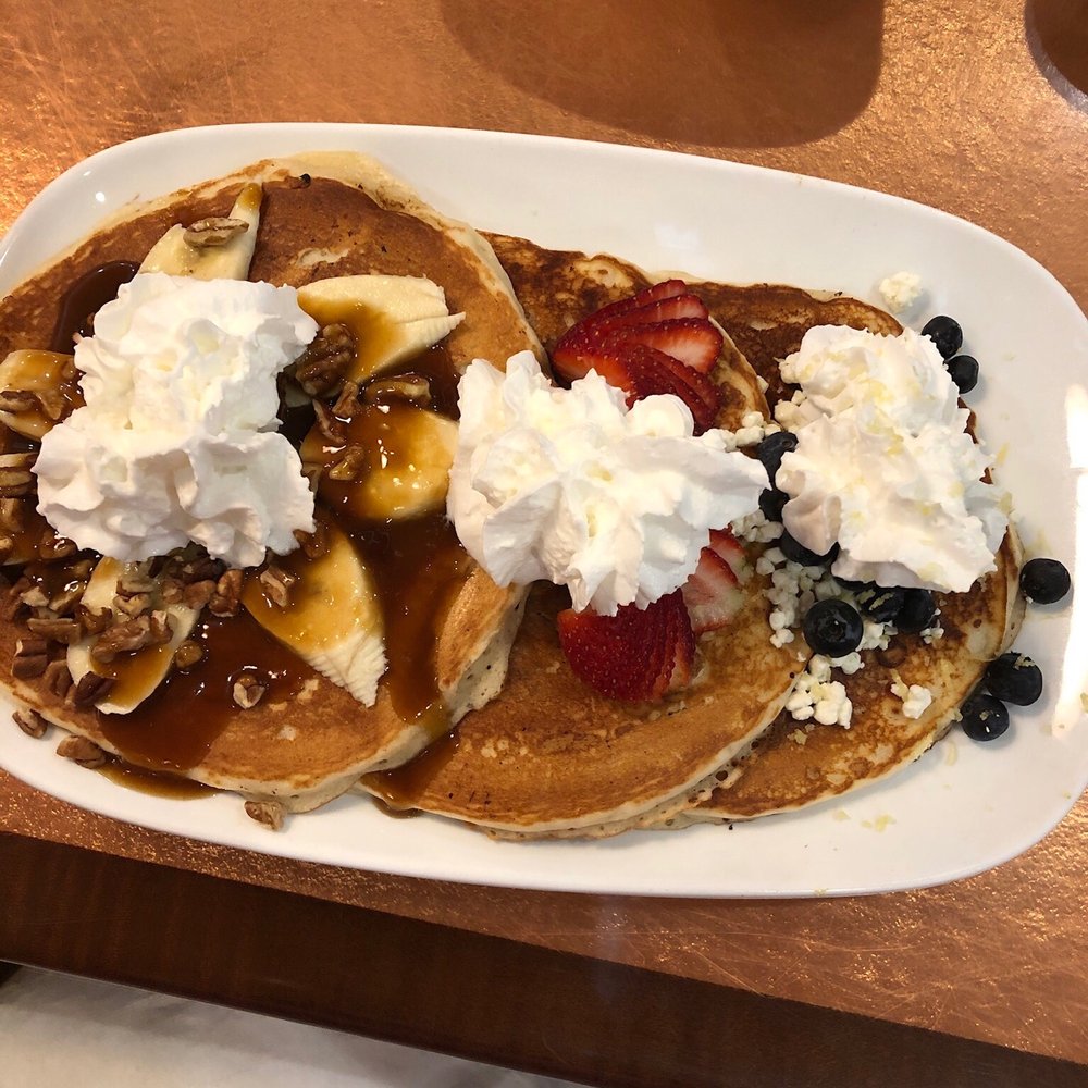 Another Broken Egg Cafe - Pancake trio - Breakfast & Brunch Near Me - Delray Beach, Florida Another Broken Egg Cafe - Pancake trio - Breakfast & Brunch Near Me - Delray Beach, Florida