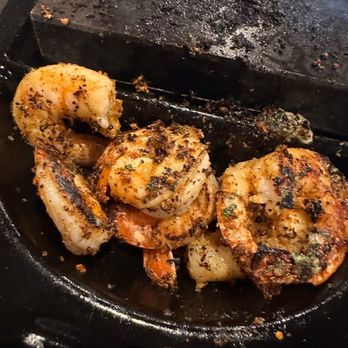 Black Rock Bar & Grill - My son's shrimp after cooking them. They were good. Nice size also. - Steakhouses Near Me - Hagerstown, Maryland