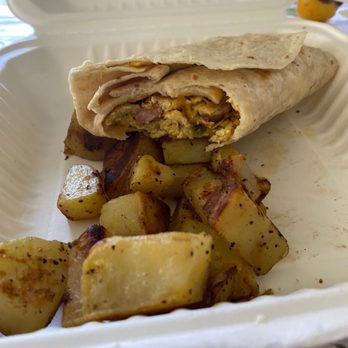 Country Kitchen - Ham and sausage breakfast burrito - Salad Near Me - Prunedale, California Country Kitchen - Ham and sausage breakfast burrito - Salad Near Me - Prunedale, California