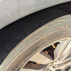 Mavis Discount Tire - What Mavis front tires look like less than a year of city driving