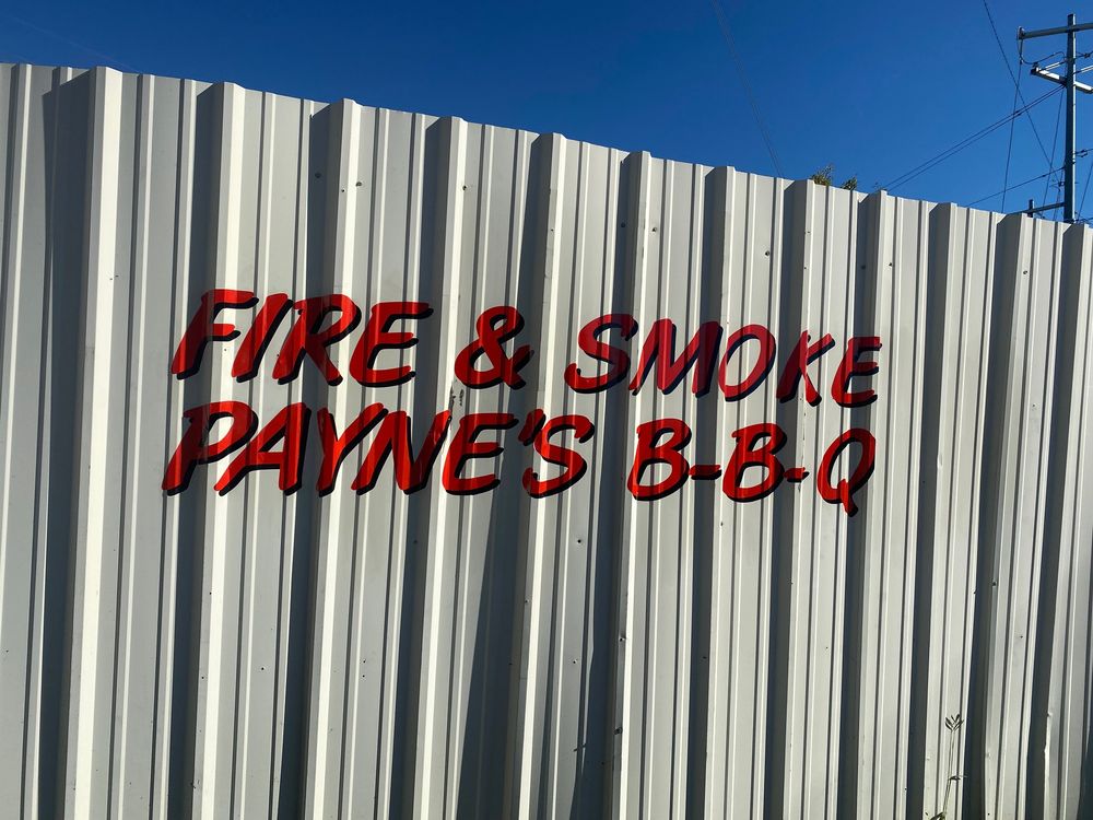 FIRE AND SMOKE PAYNE’S BBQ Updated October 2024 616 Buchanan Dr
