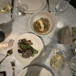 Seabass and Steak Seabass and Steak