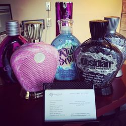 Tans Plus Med Spa - We offer a wide variety of bronzers and moisturizers!