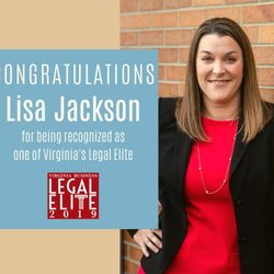 Jackson Nelson, PLLC - Senior Associate Lisa Jackson wins Legal Elite.