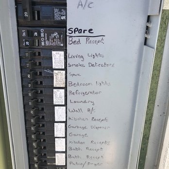 Omega Electrical Inc - Breaker switch (after). New split one to use for spare. - Electricians Near Me