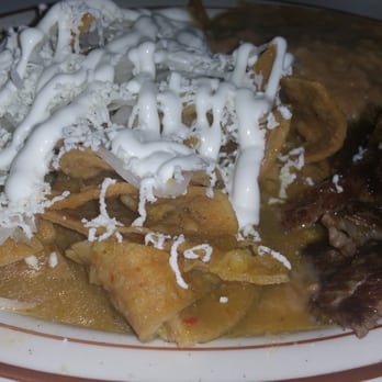 Fonda Maria - Green Chilaquiles with Beef - Mexican Near Me - Downey, California Fonda Maria - Green Chilaquiles with Beef - Mexican Near Me - Downey, California