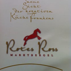 Rotes Ross Marktbergel