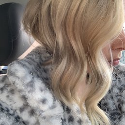 This is the pretty blond color Ariel created after removing my blue.
