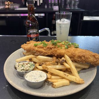 Eggspectation - Nashville - Tempura Fried Fish and Chips (Summer Special) House Margarita - American Near Me - Nashville, Tennessee
