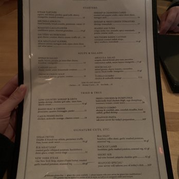 Tupelo Grille - Menu - Seafood Near Me - Whitefish, Montana