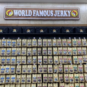 Buc-ee's - A wall of jerky! - Gas Stations Near Me - Royse City, Texas