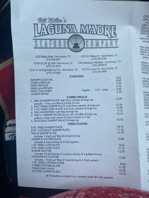 Menu photo 5 Laguna Madre Seafood Company San Antonio, TX Menu photo 5 Laguna Madre Seafood Company San Antonio, TX