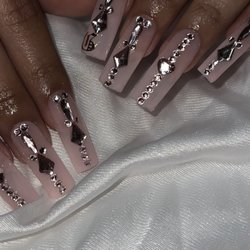 Nails By Nessa - Gel x set with bling