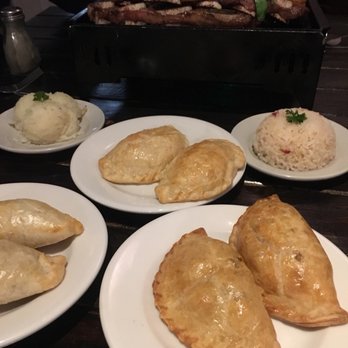 Asado Argentinian Grill - Beef, chicken, ham and cheese empanadas and a platter of meat. - Argentine Near Me - Orem, Utah