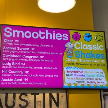 Berry Austin - Menu - Ice Cream & Frozen Yogurt Near Me - Austin, Texas