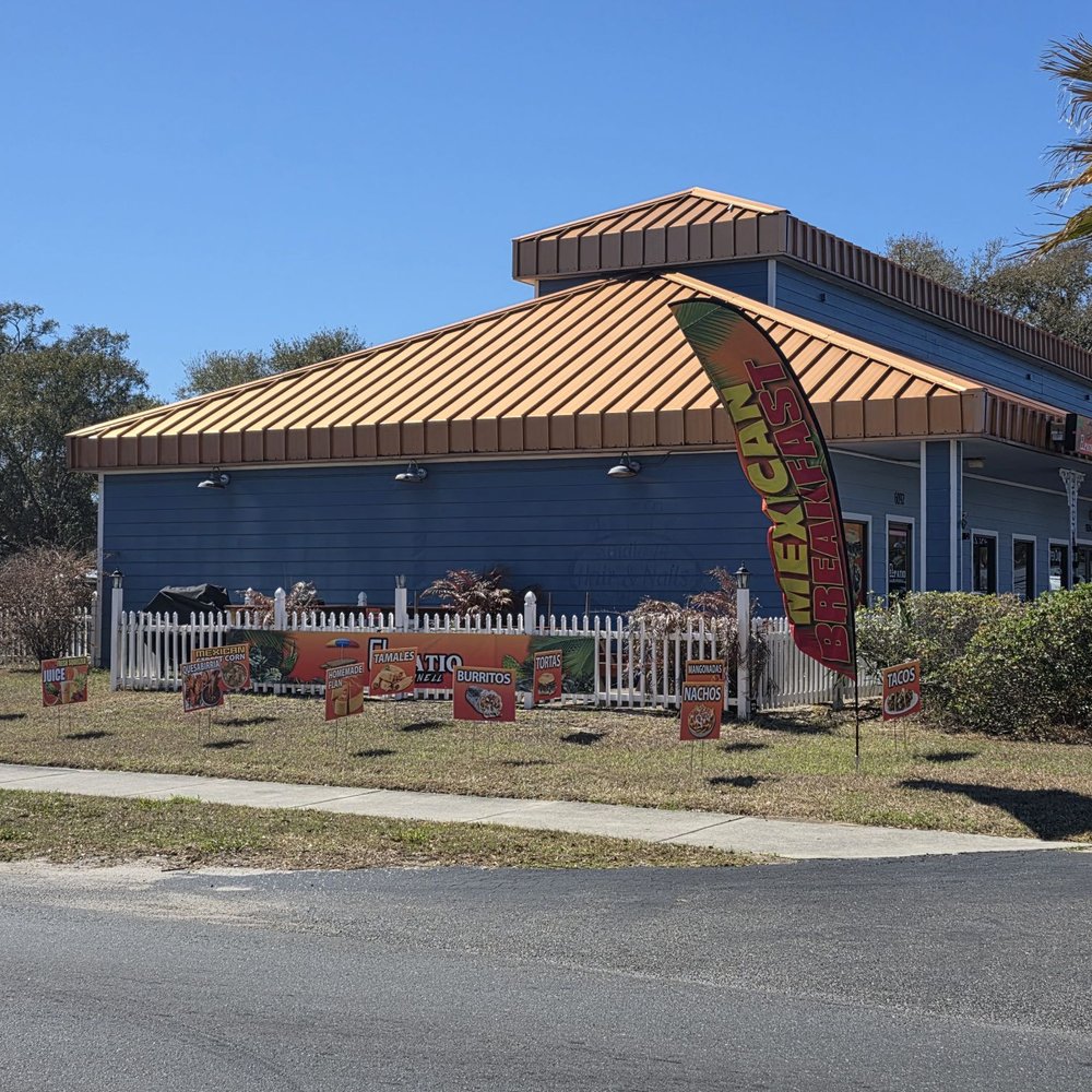 El Patio - Outside. Couple days after they opened. - Mexican Near Me - Bushnell, Florida