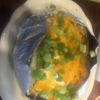 Pappadeaux Seafood Kitchen - Loaded baked potato no bacon. - Seafood Near Me - Houston, Texas Pappadeaux Seafood Kitchen - Loaded baked potato no bacon. - Seafood Near Me - Houston, Texas
