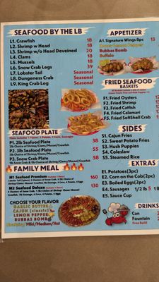 Menu photo 8 Bubbas Crab House Rowland Heights, CA