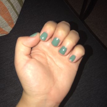 Envy Nails - Love this color, and got some compliments in the salon! This photo might not do it justice but I LOVE it! And she did a great job! - Nail Salons Near Me - Minneapolis, Minnesota