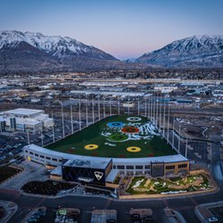 Aerial view of the property on opening night