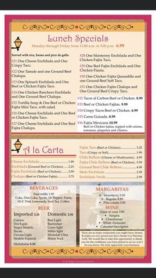 Menu photo 1 Los Patrones Mexican Grill Burton, TX Menu photo 1 Los Patrones Mexican Grill Burton, TX