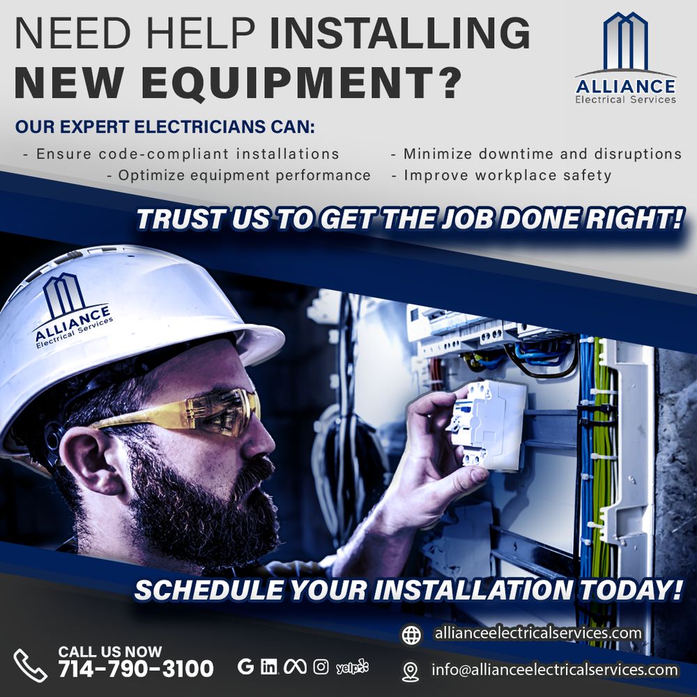 Slide of Alliance Electrical Services