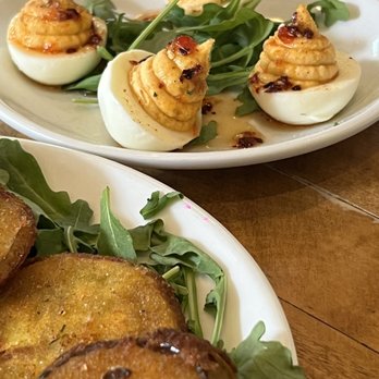 Oddfellows - Deviled Eggs - Delicious 5/10 - Breakfast & Brunch Near Me - Dallas, Texas Oddfellows - Deviled Eggs - Delicious 5/10 - Breakfast & Brunch Near Me - Dallas, Texas