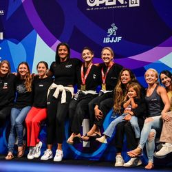 Elementum Jiu Jitsu - Girls on the Mat project shaking the Orlando Open Podium