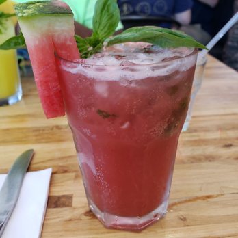 The Corner - Watermelon Cucumber Basil soda! Yummy! - Cafes Near Me - Montclair, New Jersey