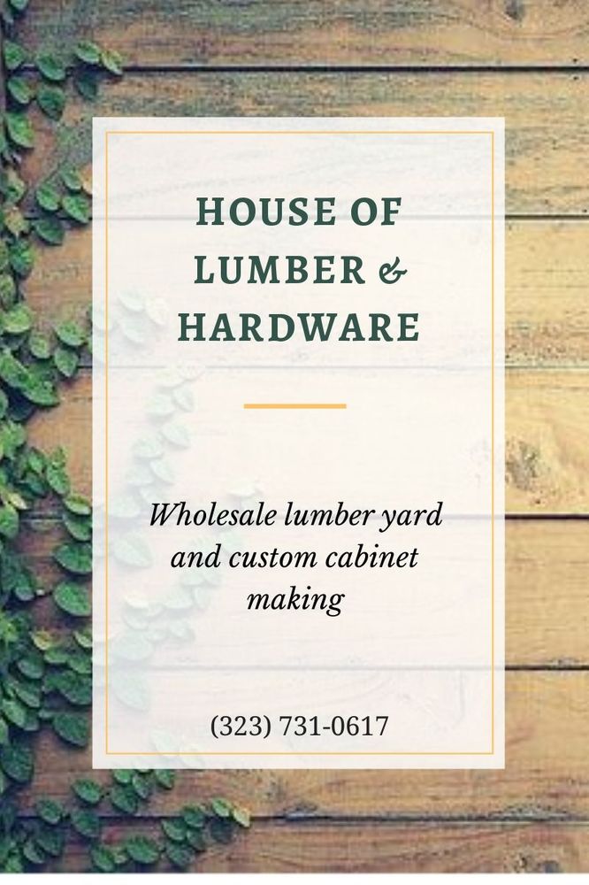 HOUSE OF LUMBER & HARDWARE 2811 W Jefferson Blvd, Los Angeles, CA Yelp