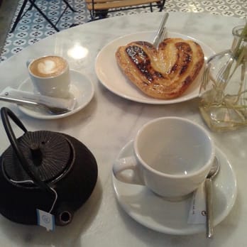Miga Bakery - Cortado, herbal tea and palmier for less than €5 - Desserts Near Me - Madrid, M