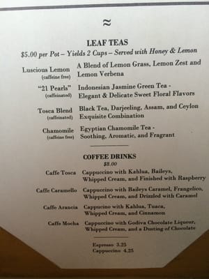 Menu photo 1 Tosca Hingham, MA