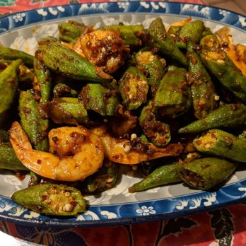 Malay Restaurant - Belacan shrimp with okra - Malaysian Near Me - Flushing, New York Malay Restaurant - Belacan shrimp with okra - Malaysian Near Me - Flushing, New York