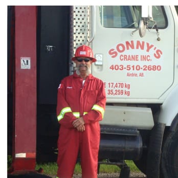 Sonny's Crane - The Man Himself - Crane Services Near Me - Balzac, Alberta