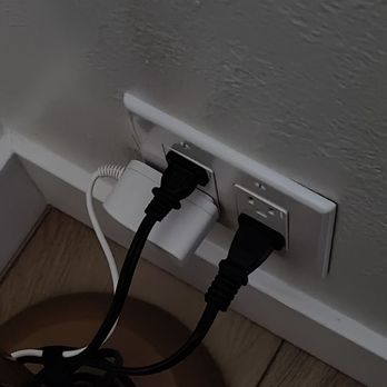 Zion Electric - Replaced 1-gang outlet with a quadruple 2-gang outlet. - Electricians Near Me - San Leandro, California Zion Electric - Replaced 1-gang outlet with a quadruple 2-gang outlet. - Electricians Near Me - San Leandro, California