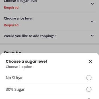 Vivi Bubble Tea - Delivery system has sugar levels - Bubble Tea Near Me - San Marcos, California