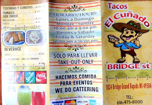 Menu photo 8 Tacos El Cuñado Bridge St Grand Rapids, MI Menu photo 8 Tacos El Cuñado Bridge St Grand Rapids, MI