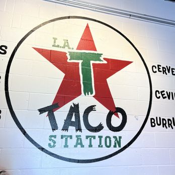 LA Taco Station - Sign - Tacos Near Me - Seabrook, Texas