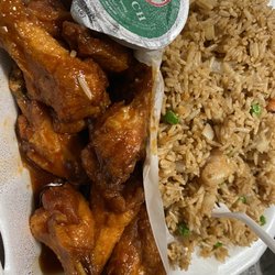 Touchdown Wings at Lawrenceville - 10 Wings Combo Shrimp Fried Rice