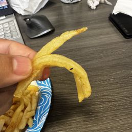 Soggy fries. Soggy fries.