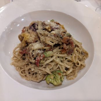 Laziza Craft Kitchen - Pasta with pesto - Seafood Near Me - Kent, Ohio Laziza Craft Kitchen - Pasta with pesto - Seafood Near Me - Kent, Ohio