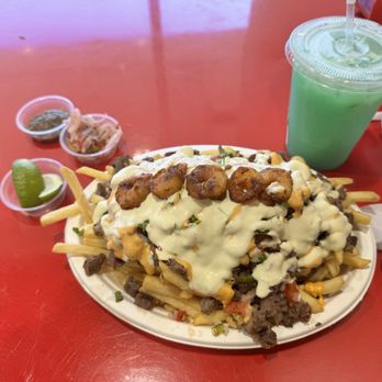 Taco Empreso - Surf & Turf French Fries Coconut Lemonade - Tacos Near Me - Edison, New Jersey