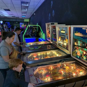 Hooligans Family Fun - Just a portion of the vintage pinball machines - Mini Golf Near Me - Alabaster, Alabama