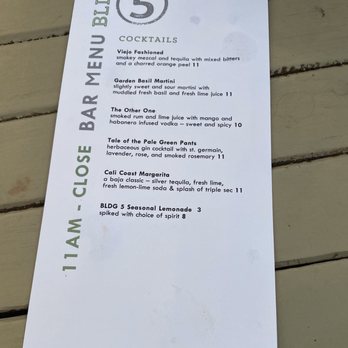 BLDG5 - cocktails - New American Near Me - Baton Rouge, Louisiana