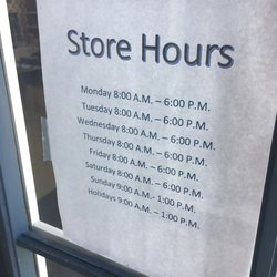 Fort Drummond Marine & Resort - Store hours: