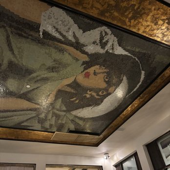 Mareva 1939 - Beautiful ceiling mosaic - Spanish Near Me - Miami Beach, Florida