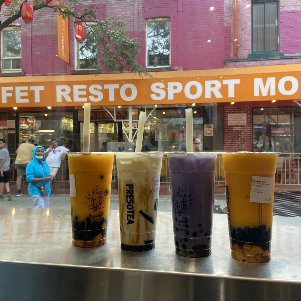 Taro, Mango, Iced tea Taro, Mango, Iced tea