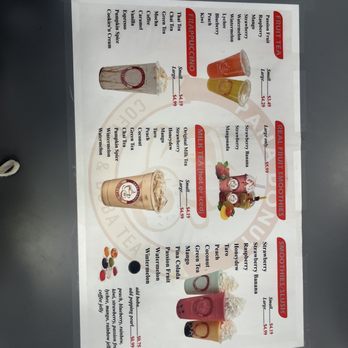 Pana Donuts - a menu for a restaurant - Breakfast & Brunch Near Me - Indianapolis, Indiana