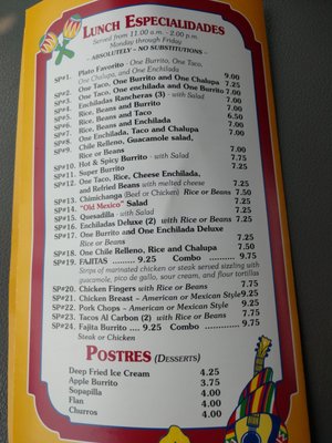 Menu photo 4 El Mexicano New Iberia, LA Menu photo 4 El Mexicano New Iberia, LA