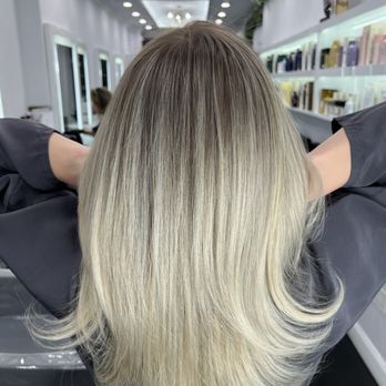 Davida Salon - my hair right after the appointment - Hair Extensions Near Me - New York, New York
